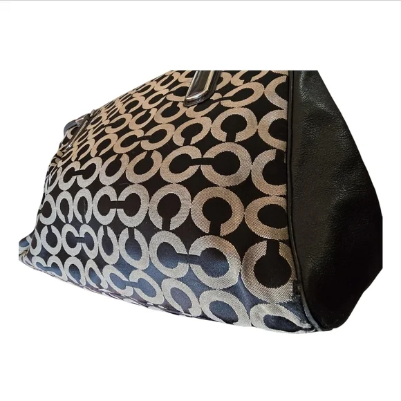 Coach, Madison, Black and Tan Women's Tote, Style 25624~EUC - Picture 5 of 11